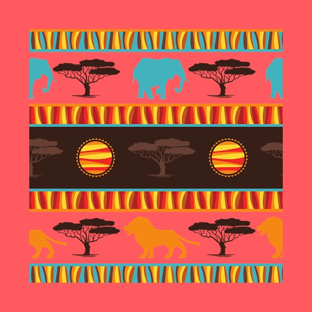 Africa pattern Design by hippyhappy