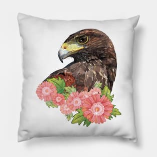 harris hawk Pillow