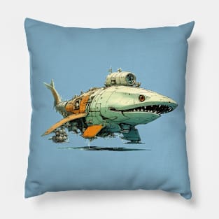 Cyberpunk Shark Pillow