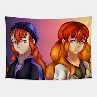 Kawaii Girls Tapestry