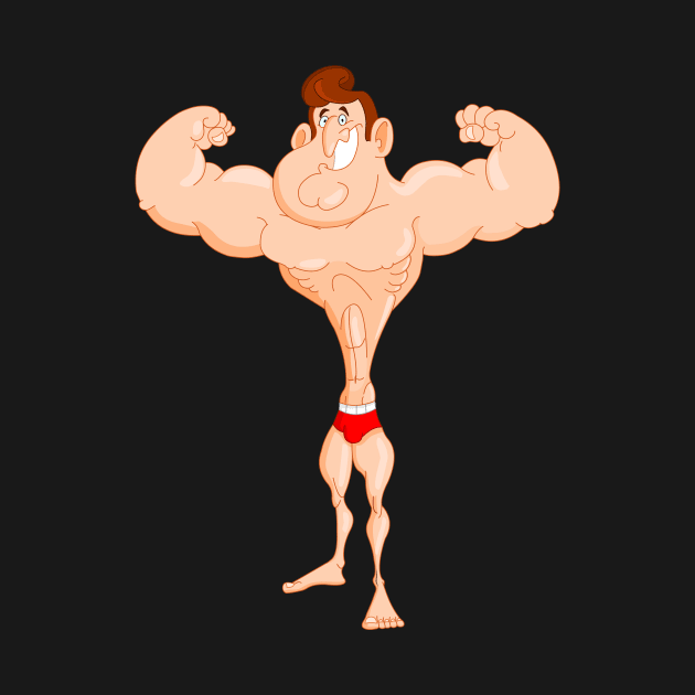 Muscle Man by DigiToonsTreasures