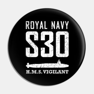 Royal Navy Submarine S 30 Pin