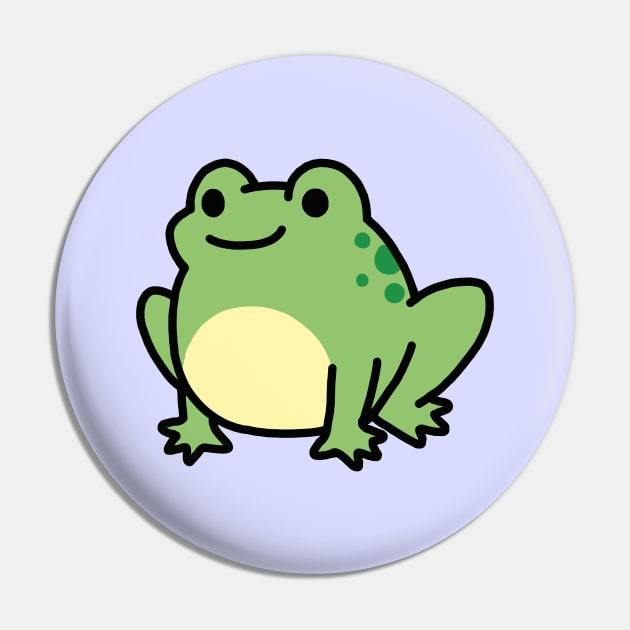 Frog Pin by littlemandyart