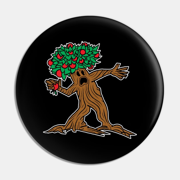 Apple Tree Thrower Pin by bryankremkau