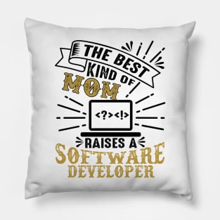 Mom of a Software Developer Pillow