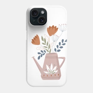 Watering Can with Flowers Phone Case