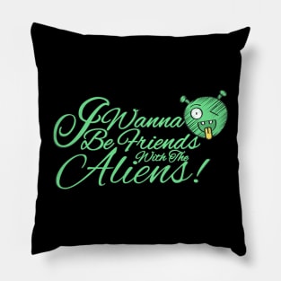 Alien Friends Pillow