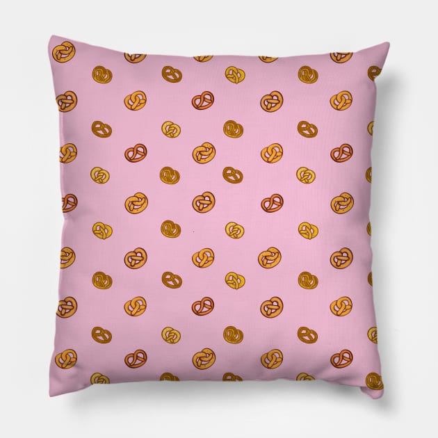 I've Never Seen a Pretzel this PINK! (CXG Inspired) [seamless] Pillow by Ukulily