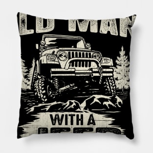 Never Underestimate an Old Man with a Jeep Pillow