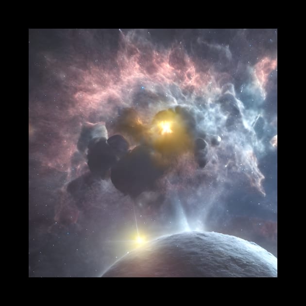 Planets Nebula Cloud In Dark Space by star trek fanart and more