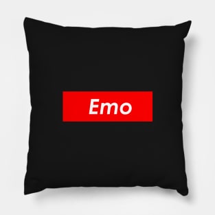 Emo (Red) Pillow