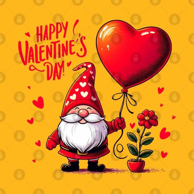 Valentine Gnomes Valentines Day 2024 by BukovskyART