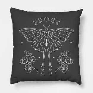 Luna Moth Pillow