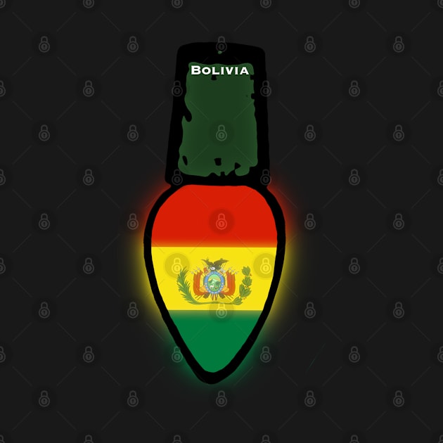 Bolivia Flag Christmas Light by SoLunAgua