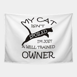 Cat Lovers Funny Spoiled Cat Tapestry