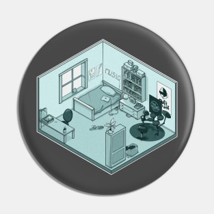 Charlie Spring - Heartstopper - isometric bedroom Pin