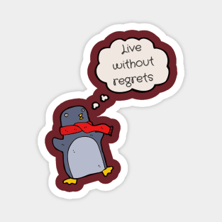 penguin thoughts Magnet