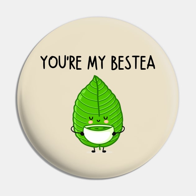 You're My Bestea Cute Platonic Friend Funny Jokes with Best Friend Pin by Mochabonk