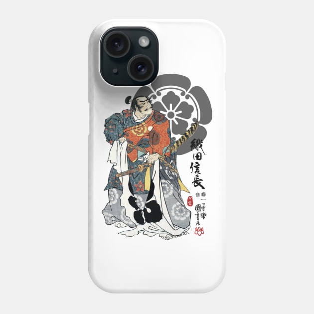 Oda Nobunaga Ukiyo-e Phone Case by Takeda_Art