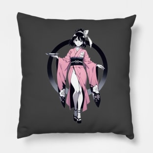 Kimono Girl Pillow