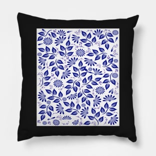 Brilliant in Blue Pillow