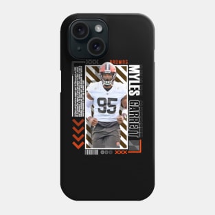 Myles Garrett Paper Poster Version 10 Phone Case