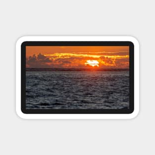 Sunrise Over the Ocean Magnet