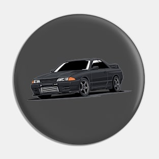 Skyline GT-R R32 (black) Pin