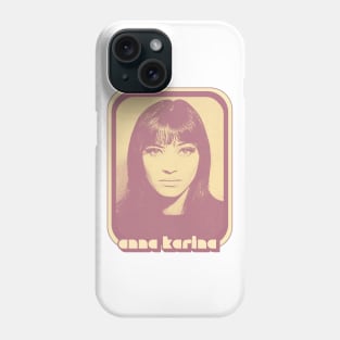 Anna Karina \\\ 60s Retro Nouvelle Vague Phone Case