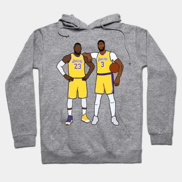 Lebron James X Anthony Davis Los Angeles Lakers Lebron James Hoodie Teepublic