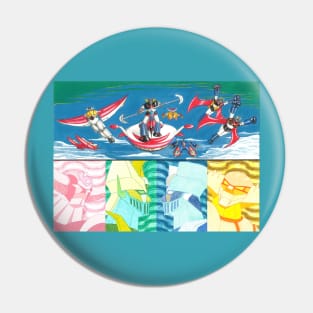 Super Robots Pin