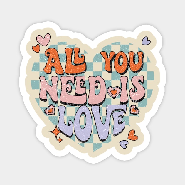 All You Need Is Love Magnet by EliseOB