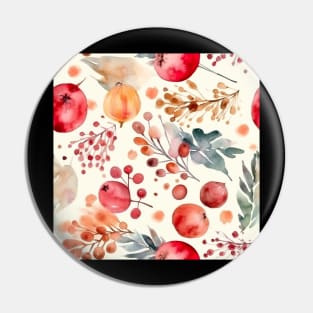 Winter Mood Retro Design Pin