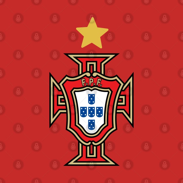 Portugal Football Team With One Star by NAYAZstore