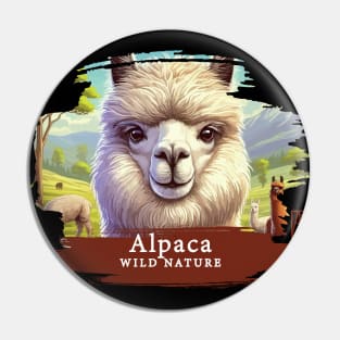 Alpaca - WILD NATURE - ALPACA - 2 Pin