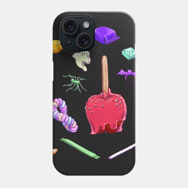 Halloween Candy Phone Case by SarahWrightArt