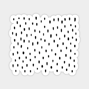 Black dots pattern Magnet