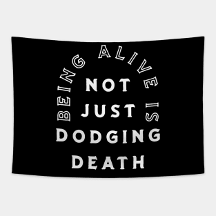 Dodging Death Tapestry