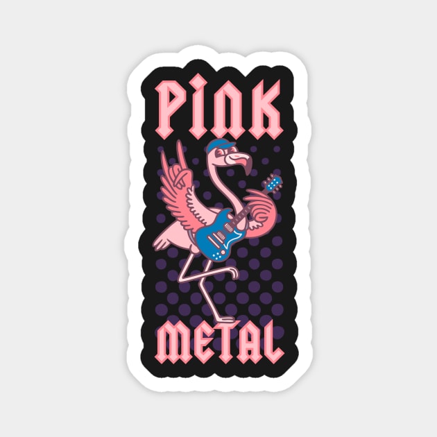 Pink Metal Magnet by byTxemaSanz