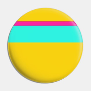 A selected customization of Red (Pigment), Barbie Pink, Golden Yellow and Fluorescent Blue stripes. Pin