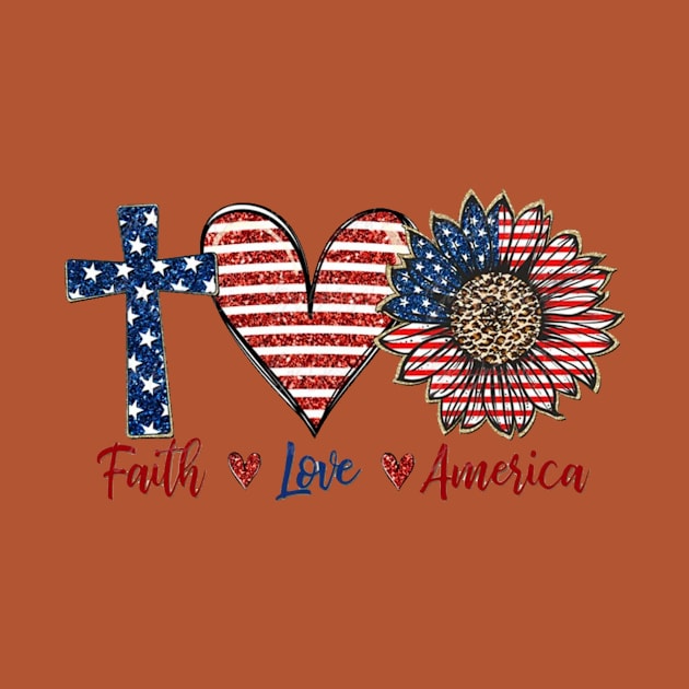 Faith love america by Hanadrawing