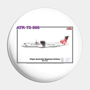 Avions de Transport Régional 72-500 - Virgin Australia Regional Airlines (Art Print) Pin