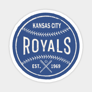 Vintage Kansas City Royals by Buck Tee Originals Magnet