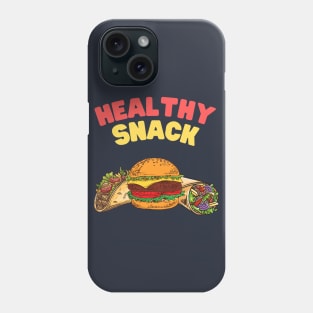 Slightly Wrong Healthy Snack Fast Food Phone Case