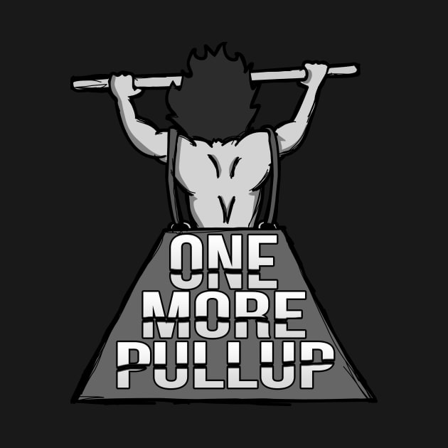 One More Pullup (Black and White) by Lhasau