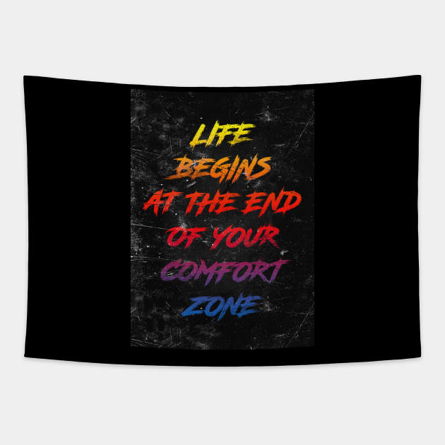 Life begins Tapestry by Durro