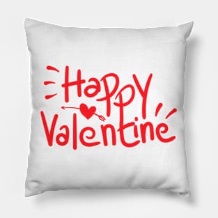 Valentine Day Calligraphy Pillow