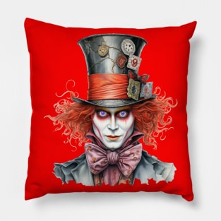 The Mad Hatter Pillow