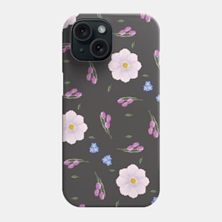 Three Flowers Phone Case