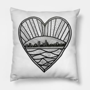 City in your heart Pillow